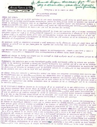 [Carta] 1951 ene. 22, Veracruz [a] Gabriela Mistral, Rapallo, Italia