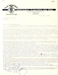 [Carta] 1952 mayo 31, Veracruz, [México] [a] Gabriela Mistral