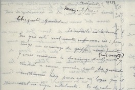 [Carta] 1955 mar. 2, México [a] Gabriela Mistral