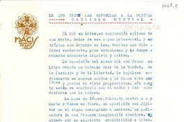[Carta] [1952 jun. 27, México] [a] Gabriela Mistral