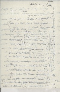 [Carta] 1955 mar. 6, México [a] Gabriela Mistral
