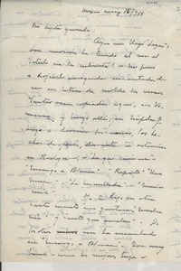 [Carta] 1955 mar. 16, México [a] Gabriela Mistral
