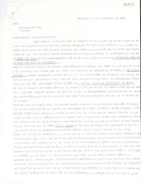[Carta] 1952 nov. 1, Veracruz, [México] [a] Gabriela Mistral, Nápoles, [Italia]
