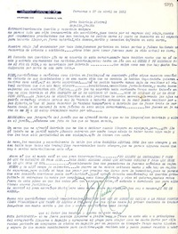 [Carta] 1951 abr. 27, Veracruz [a] Gabriela Mistral, Rapallo, Italia