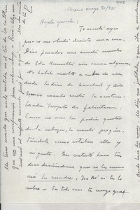 [Carta] 1955 mayo 30, México [a] Gabriela Mistral