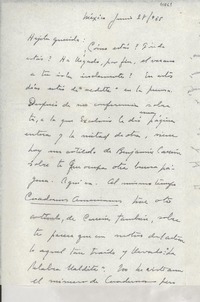 [Carta] 1955 jun. 28, México [a] Gabriela Mistral