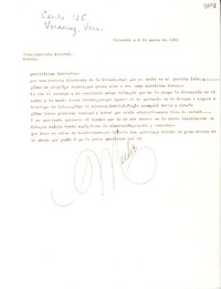 [Carta] 1954, mar. 8, Veracruz [a] Gabriela Mistral, Habana