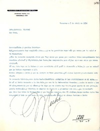 [Carta] 1954, abr. 7, Veracruz [a] Gabriela Mistral, New York