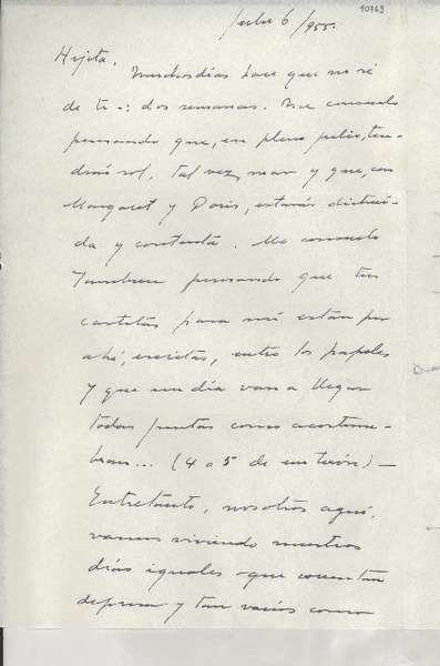 [Carta] 1955 jul. 6, México [a] Gabriela Mistral