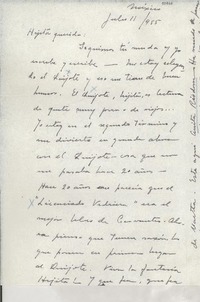 [Carta] 1955 jul. 11, México [a] Gabriela Mistral