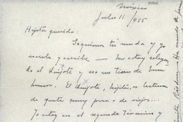 [Carta] 1955 jul. 11, México [a] Gabriela Mistral