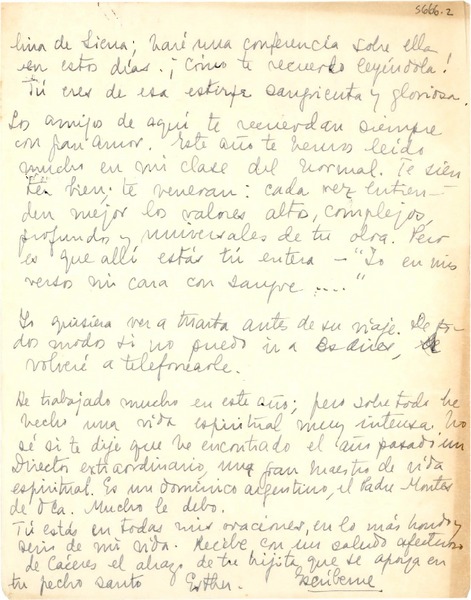 [Carta] 1947 nov. 4, [Uruguay] [a] Gabriela [Mistral]