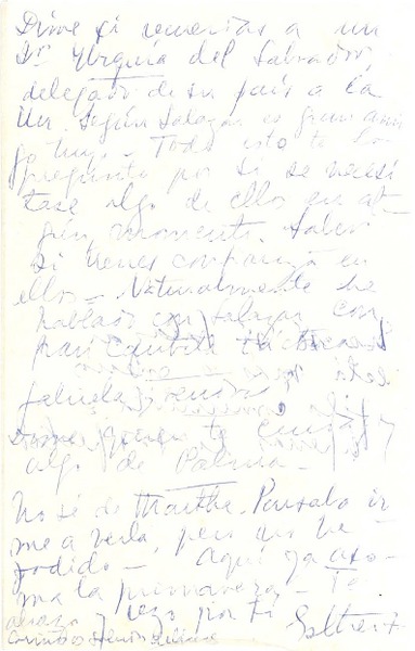 [Carta] [1952] sept. 16, [Uruguay] [a] Gabriela [Mistral]