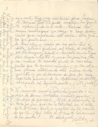 [Carta] 1946 oct. 27, Montevideo [a] Gabriela Mistral