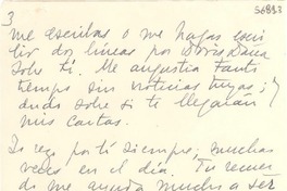 [Carta] 1953 ago. 15, [Uruguay] [a] Gabriela Mistral