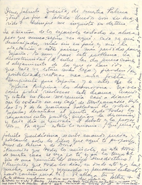 [Carta] 1955 feb. 7, [Uruguay] [a] Gabriela [Mistral]