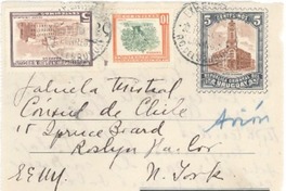 [Carta] [1955?] jun. 12, Montevideo, [Uruguay] [a] Gabriela Mistral, N[ew] York