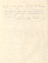 [Carta] 1955 jul., [Uruguay] [a] Gabriela [Mistral]