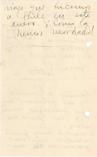 [Carta] 1944, [Uruguay] [a] Gabriela Mistral