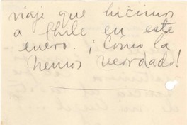 [Carta] 1944, [Uruguay] [a] Gabriela Mistral