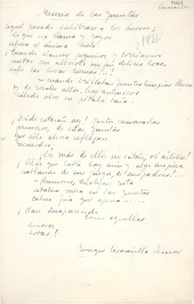 [Carta] 1955 jul. 6, [Uruguay] [a] Gabriela [Mistral]