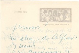 [Carta] 1956 feb. 15, [Uruguay] [a] Gabriela [Mistral]