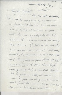 [Carta] 1955 sept. 27, México [a] Gabriela Mistral