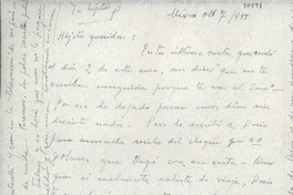 [Carta] 1955 oct. 7, México [a] Gabriela Mistral