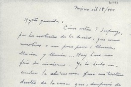 [Carta] 1955 oct. 18, México [a] Gabriela Mistral