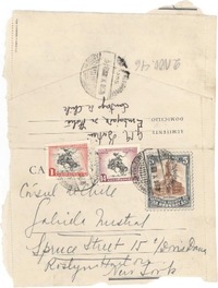 [Carta] 1956 nov. 2, [Uruguay] [a] Gabriela Mistral, Roslyn Harbor, New York