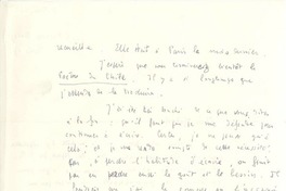 [Carta] 1952 dic. 5, Paris [a] Gabriela [Mistral]