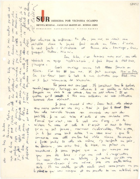 [Carta] 1943 dic. 28, [Mar del Plata] [a] Gabriela Mistral