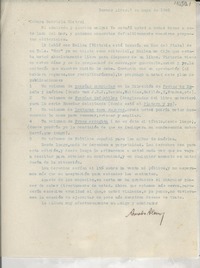 [Carta] 1940 mayo 3, Buenos Aires, [Argentina] [a] Gabriela Mistral