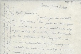 [Carta] 1956 jun. 7, México [a] Gabriela Mistral
