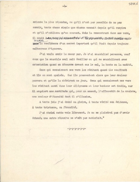 [Carta] 1951 abr. 9, Paris [a] Gabriela Mistral
