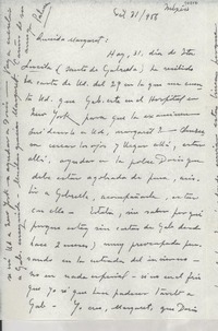 [Carta] 1956 oct. 31, México [a] Gabriela Mistral