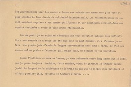 [Carta] 195 ene. 11, Paris [a] Gabriela Mistral