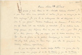 [Carta] 1948 sept. 10, Buenos Aires [a] Gabriela Mistral