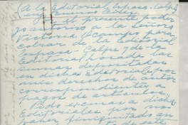 [Carta] 1955 ago. 14, Nueva York, [EE.UU.] [a la] Editorial Espasa-Calpe, Buenos Aires, [Argentina]