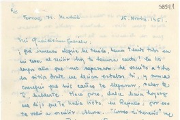[Carta] 1951 nov. 16, Madrid [a] Gabriela Mistral