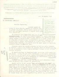 [Carta] 1952 magg. 29, Roma, [Italia] [a] [Doris Dana]