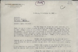 [Carta] 1950 mar. 8, Santiago, [Chile] [a] Gabriela Mistral, Veracruz, México