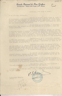 [Carta] 1950 abr. 6, Santiago, [Chile] [a] Gabriela Mistral, México