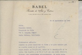 [Carta] 1948 sept. 24, [Santiago, Chile] [a] Consuelo Saleva