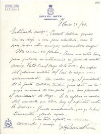 [Carta] 1949 feb. 26, [México D.F.] [a] Gabriela Mistral