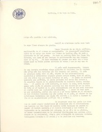 [Carta] 1948 mayo 5, Santiago, [Chile] [a] Gabriela Mistral, Petrópolis, Brasil