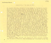 [Carta] 1943 mayo 7, México D.F. [a] Gabriela [Mistral]