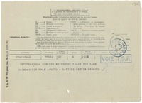 [Telegrama] 1946 ene. 6, Estocolmo [a] Gabriela Mistral, París