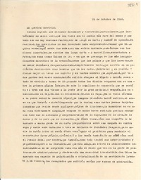 [Carta] 1946 oct. 24, [Santiago] [a] Gabriela Mistral