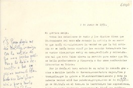 [Carta] 1951 jun. 2, [Santiago] [a] Gabriela Mistral